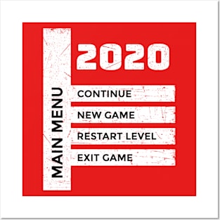 Life Difficulty 2020 - Which Option You Choose - Life In 2020 Video Games Inspiration Gift Posters and Art